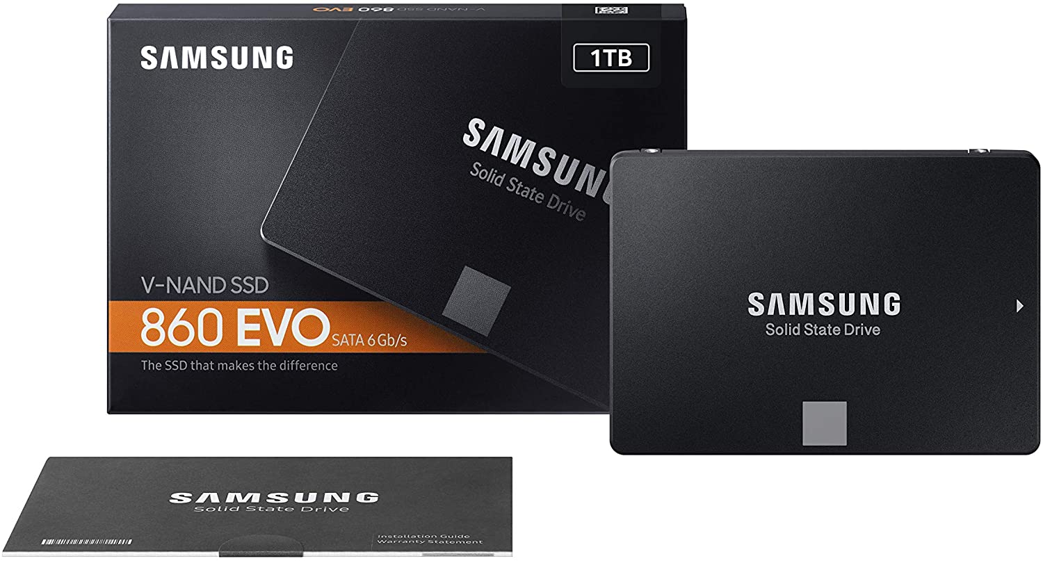 Samsung SSD 860 EVO 1TB 2.5 Inch SATA III Internal SSD with 30% OFF for $139.99