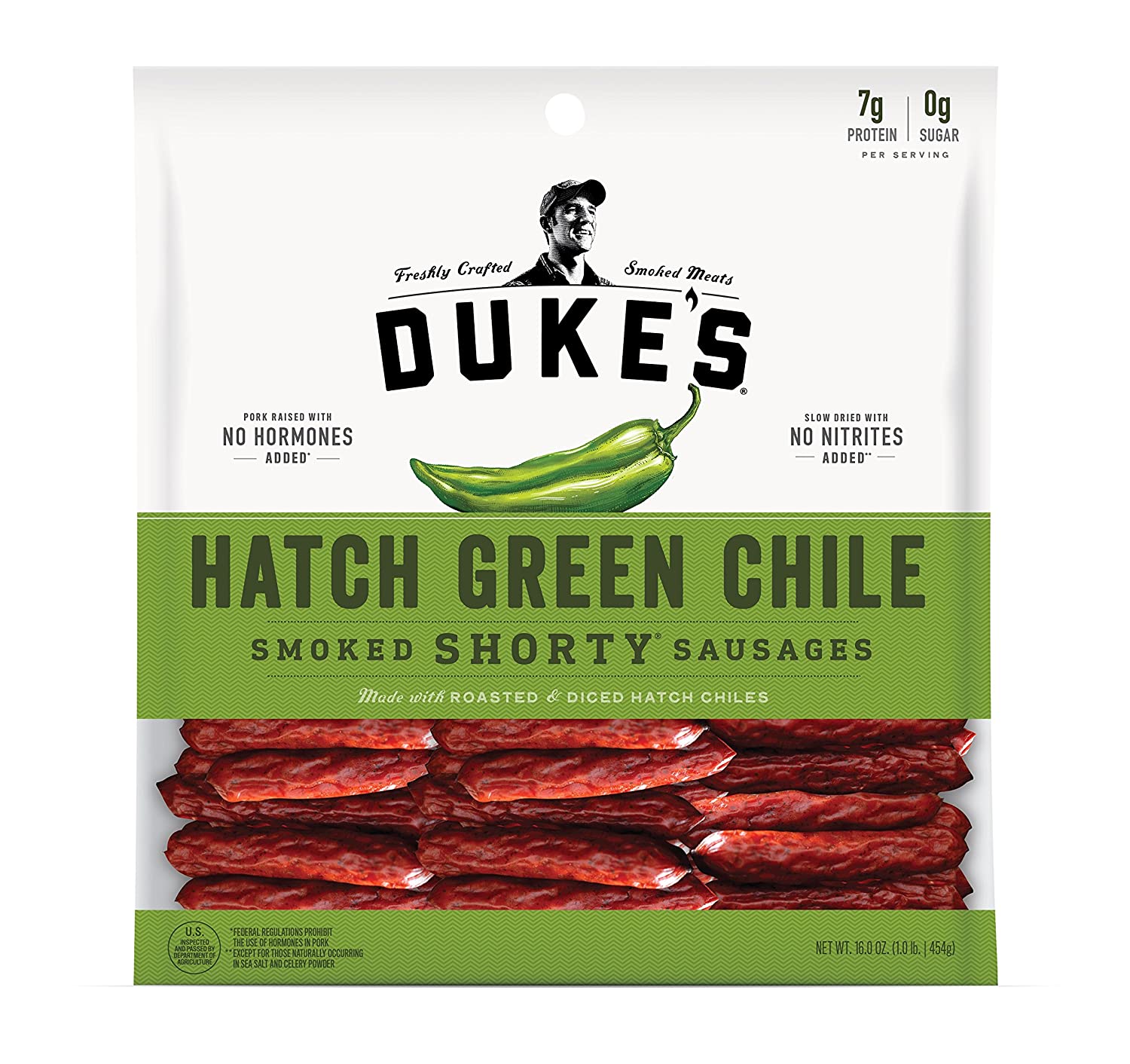 Duke’s Smoked Shorty Sausages - Chorizo Lime or Hatch Chile 16 oz. Bag - $8.60 AC and 15% Subscribe & Save Discount @ Amazon