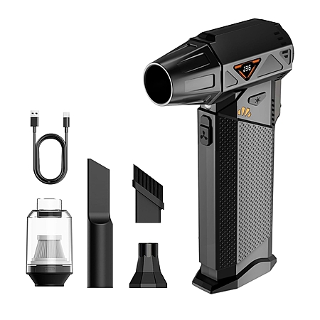 2 in 1 Rechargeable Electric Duster Vaccum with LED, 8000mah USB-C $12.99 w/ Free Shipping