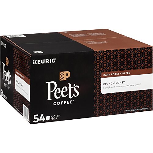54-Pack Peet's French Roast K-Cup Coffee Pods (Dark Roast) $12 @ Amazon Warehouse