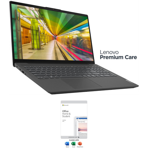 Lenovo IdeaPad 5 Laptop w/ PremiumCare: i5-1035G1, 15.6" 1080p IPS, 16GB DDR4, 512GB SSD + Microsoft Office Home & Student 2019 $699 + Free Shipping @ B&H