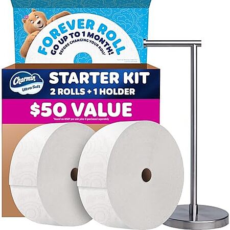 Select Accts: Charmin Toilet Paper Ultra Soft Forever Roll Starter Kit $20 