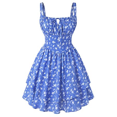 Scarlet Darkness Women's Floral Corset Mini Sundress (various) From $12