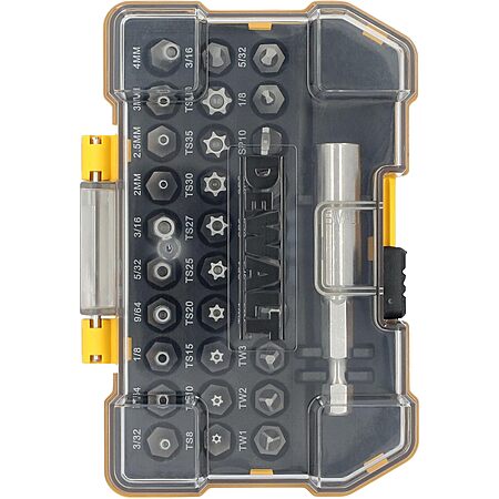 31-Piece DEWALT Security Screwdriver Bit Set w/ Storage Case (DWAX200) $15