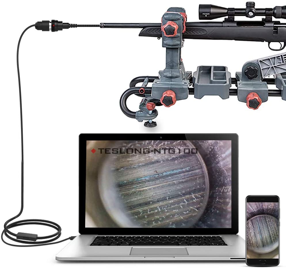 Teslong Rifle Borescope, 0.2inch Digital Gun Barrel Bore Scope with Close-Focusing Camera $35