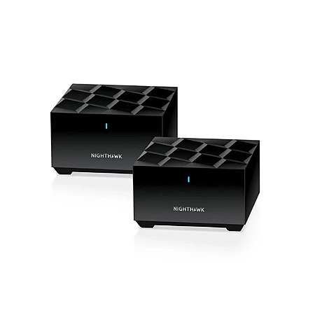 NETGEAR MK72-100NAS Nighthawk Advanced Whole Home Mesh Wi-Fi 6 System Router with 1 Satellite Extender, Black $48.60