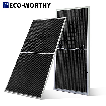 ECO-WORTHY 195W N-Type 18BB Bifacial Solar Panel $83 + Free S&H