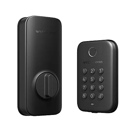 Wyze Smart Lock Bolt, Fingerprint Keyless Entry, Bluetooth Deadbolt, Satin