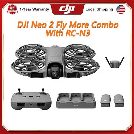 DJI Neo 2 Fly More Combo 4K Camera Drone w/ RC-N3 $330.80 + Free S&H