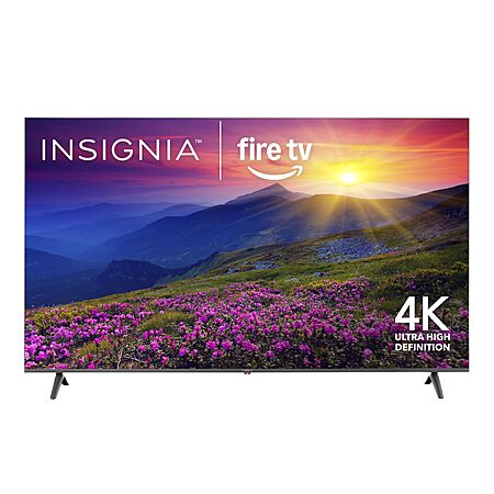 INSIGNIA 75" Class F50 Series LED 4K UHD Smart Fire TV, Voice Remote with Alexa, Stream Live TV Without Cable