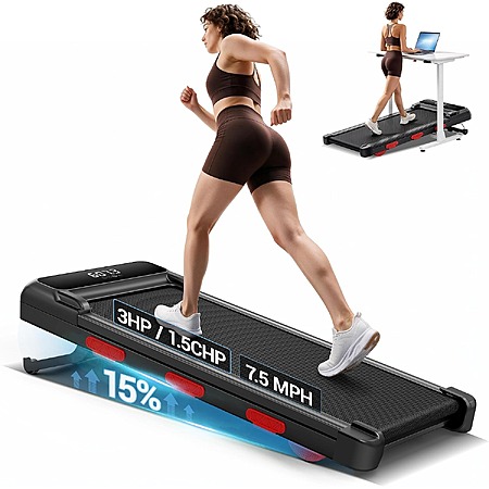 LONTEK X9FS Walking Pad with 15% Auto Incline & Remote Control $179.99 + Free Shipping