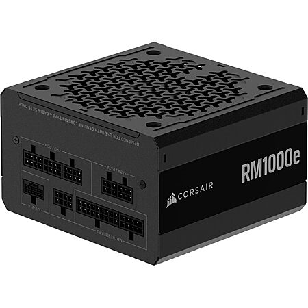 CORSAIR RM1000e (2025) ATX 3.1 PCIe 5.1 Ready 1000W Power Supply – Black $104.99 @Amazon