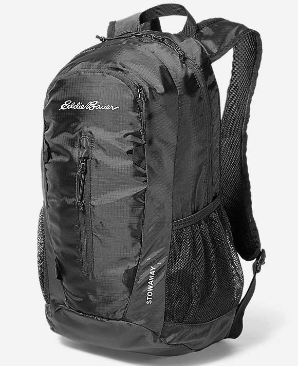 Eddie Bauer Stowaway Packable Bags: 20L Daypack $15, 30L Pack $20 + Free S&H