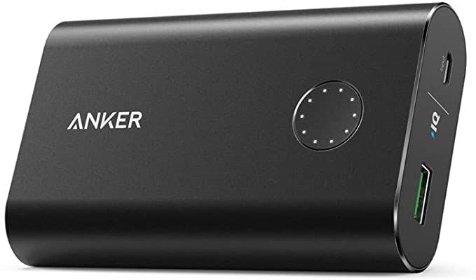 Anker premium aluminum body PowerCore+ 10050 mAh Qualcomm QC 3.0 Power Bank 18 watt max 50% Off   Amazon $19.99 $20