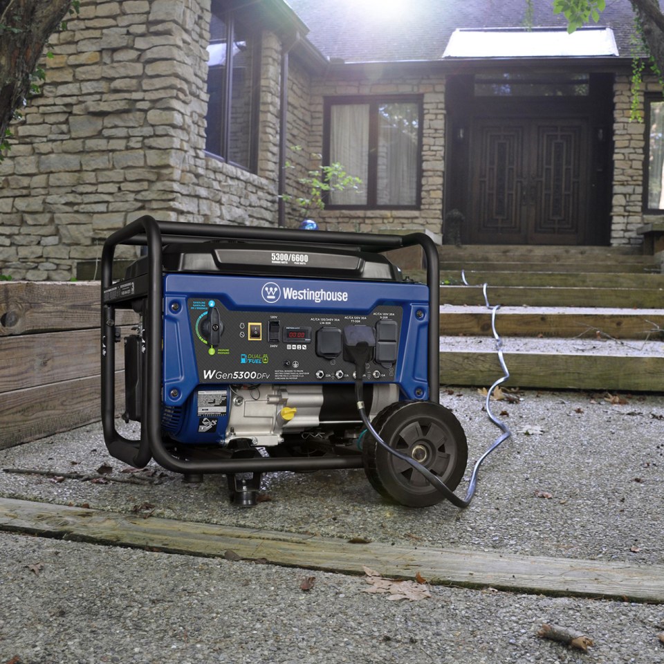 Sam's club members:  back in stock reg price Westinghouse 274cc Wgen5300DFv Duel Fuel 5300 run / 6500 peak generator with 240V capability  $450