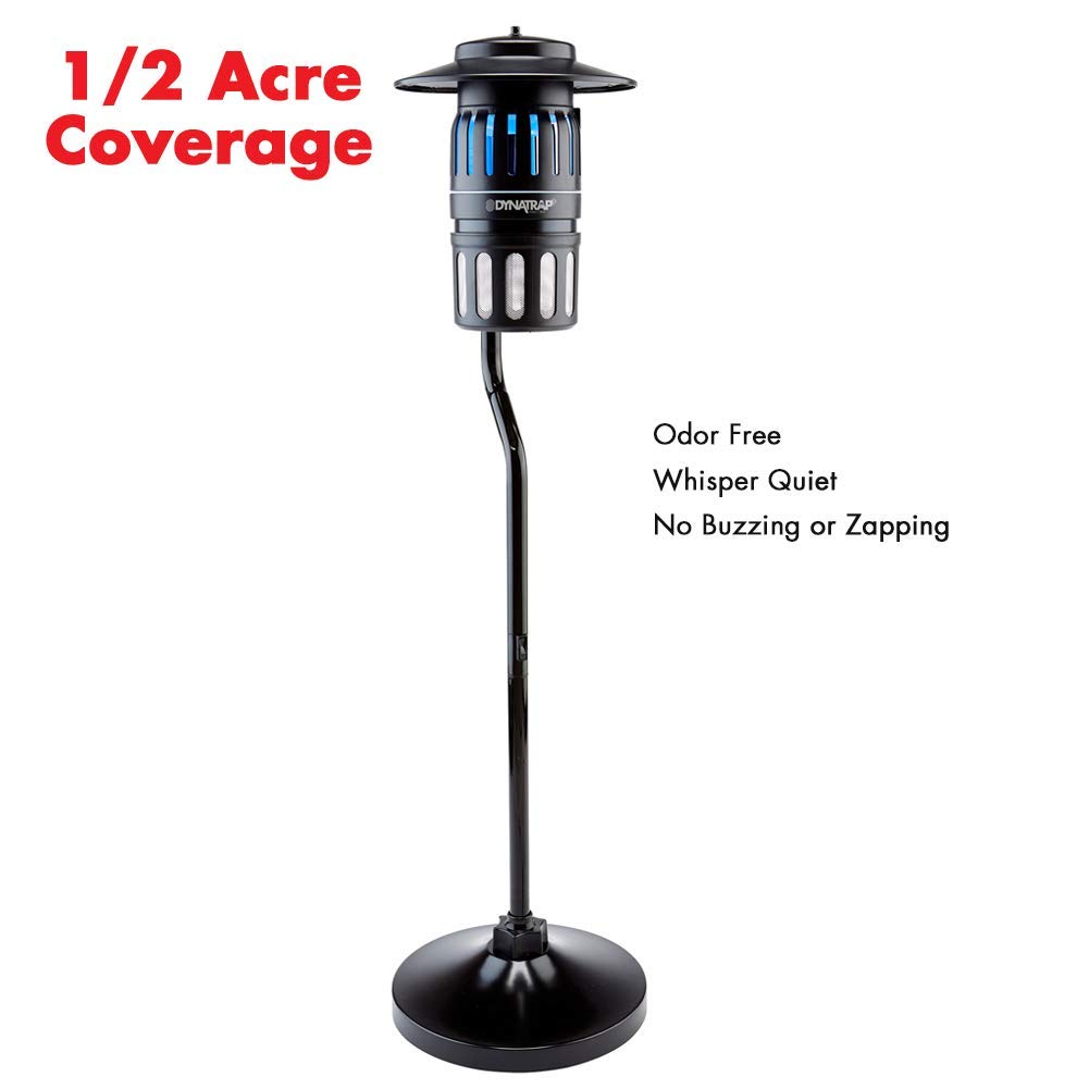DynaTrap Insect Trap (DT1260), Pole Mount, 1/2 Acre, Black $90.99