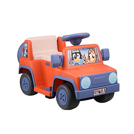 Bluey 6V Battery-Powered Kids Ride-On Car