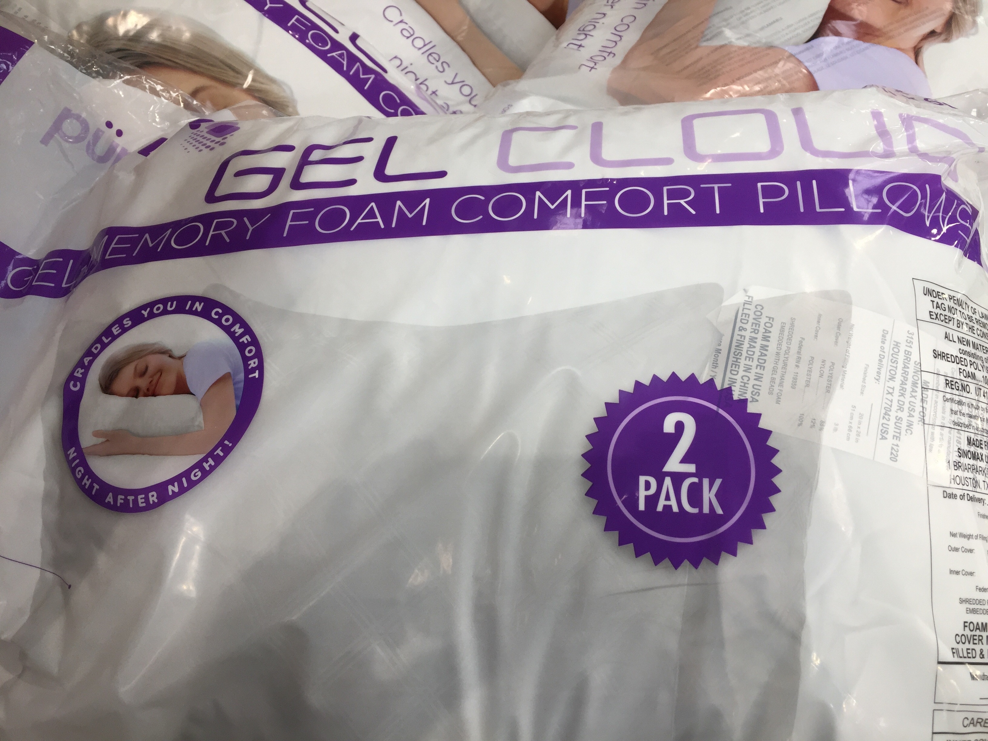 Costco purelux pillow hot sale