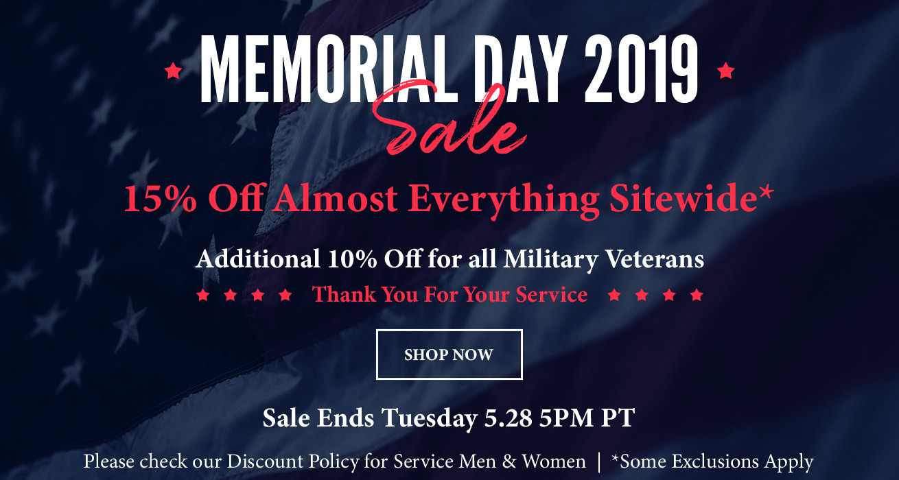 Tacklewarehouse.com Memorial Day Sale - 15% off almost everything + 10% off Military Veterans - Fishing Tackle