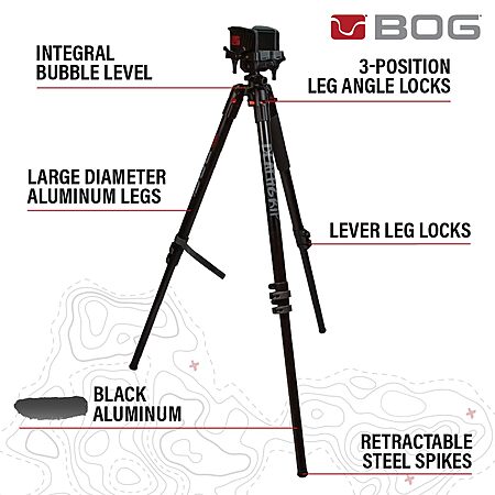 BOG DeathGrip Aluminum Tripod 7"-59"