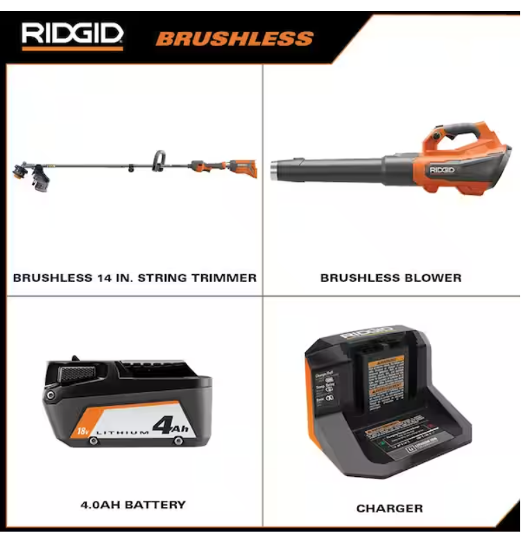 Ridgid battery trimmer hotsell