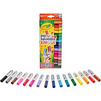 Crayola Emoji Pip Squeaks Washable Markers (16ct), Toddler Mini Stamper Marker Set, Coloring Supplies for Toddlers, Gift for Kids $6.97