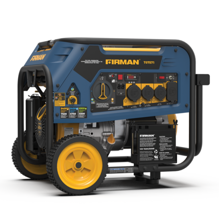 Firman Tri Fuel Portable Generator 7500W Electric Start 120/240V Refurbished $525