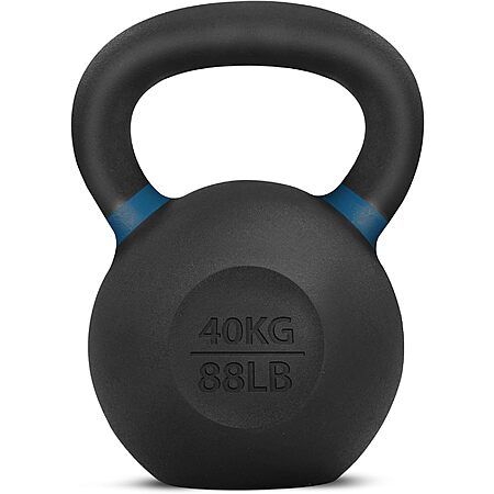 88lb Yes4All Powder Coated Cast Iron Kettlebell for 62.99