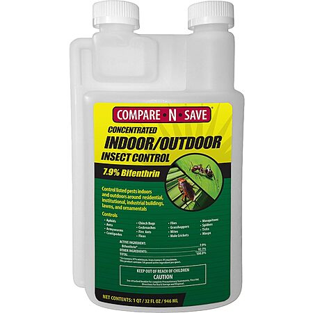 Compare-N-Save Concentrate Indoor and Outdoor Insect Control, 32-Ounce Bifen Bithenthrin Talstar $19.23
