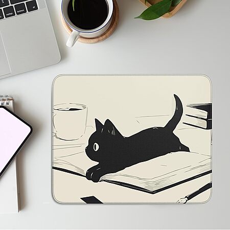 XSXXSC Black Cat Mouse Pad (10"x8") $4 