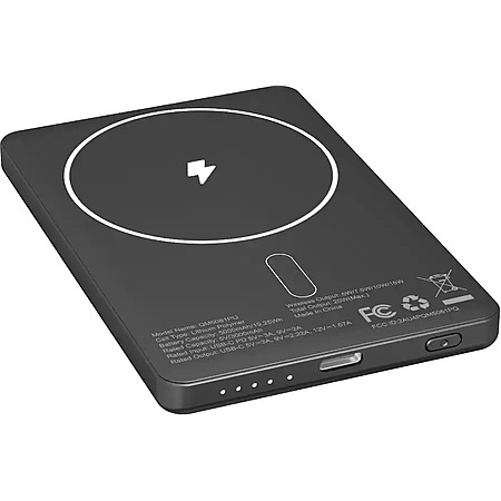 5000mAh Energizer 15W Slim Magnetic Wireless Qi/Qi2.0/MagSafe PowerBank $13 + Free Shipping