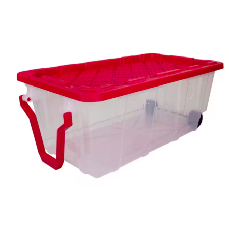 40 Gallon storage totes on clearance at Home Depot for $10