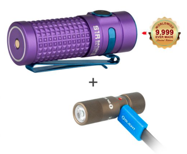 Olight Flash Sale Starting at 9pm Pacific; Purple S1R Baton II Bundle $52.74