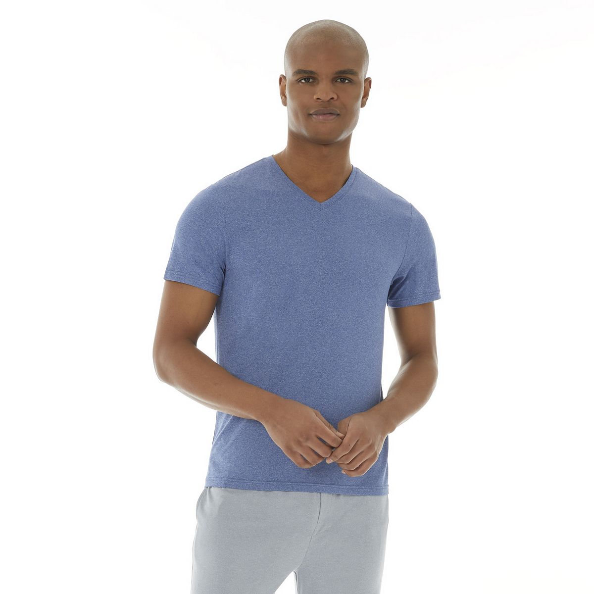 Men s CoolKeep Performance V Neck or Crewneck Sleep Workout Top 3.83 or less for Kohl s Cardholders Free Shipping