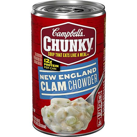 18.8-Oz Campbell's Chunky Soup New England Clam Chowder $1.20 w/ Subscribe & Save