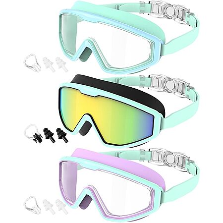 3-Pk CIFOYA Kids UV400 Anti-Fog Swim Goggles from $11.50