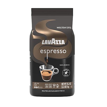 2.2-lb Lavazza Espresso Whole Bean Coffee (Medium Roast) $13.50 w/ S&S