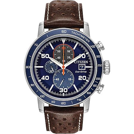 44mm Citizen Men's Eco-Drive Weekender Brycen Chronograph Watch (Blue Dial) $189 + Free S/H