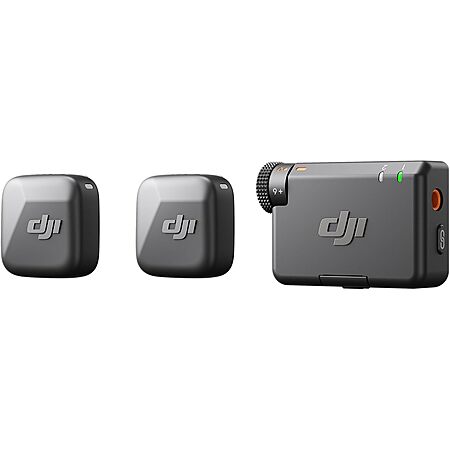 DJI Mic Mini (2 TX + 1 RX) Wireless Lavalier Microphone System $59 + Free S&H