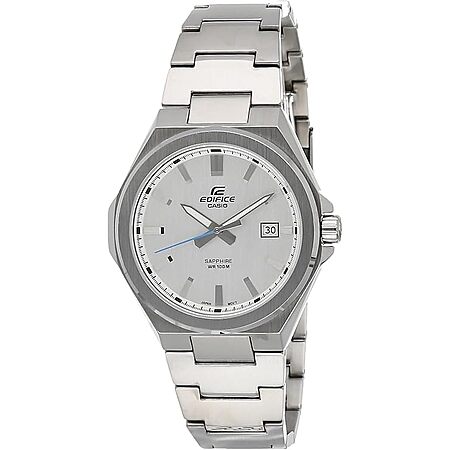 48mm Casio Men's Edifice Sapphire Crystal Stainless Steel Bracelet Watch $90 + Free S/H