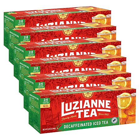 6-Pk. 24-Count Luzianne Decaffeinated Iced Tea Bags $12.75 w/ S&S