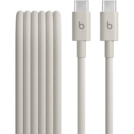5′ Beats USB-C to USB-C 60W Woven Fast Charging Cable (various colors) $7.60