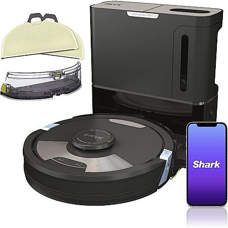 Shark AI Ultra 2-in-1 Robot Vacuum Mop w/ XL HEPA Self-Empty Base -RV2610WA (Certified Shark Refurbished with 2-Year Allstate Warranty) - $135.96 at BuyDig via eBay