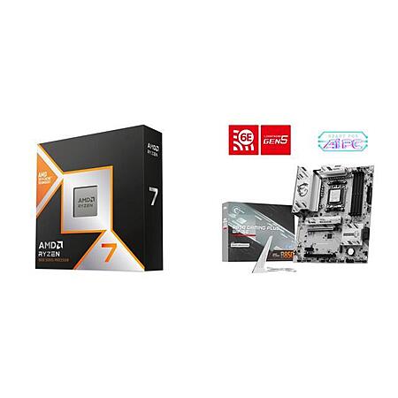 AMD Ryzen 7 9800X3D CPU + MSI B850 GAMING PLUS Motherboard + MSI Liquid Cooler $459 + Free S&H