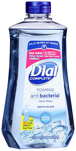 Dial Complete Antibacterial Foaming Hand Soap Refill, Spring Water, 32 Fluid Ounces $3.99