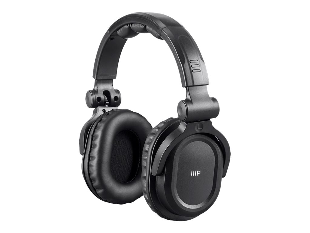 Monoprice Premium Hi-Fi DJ Style Over-the-Ear Pro Headphone for 17.99 +tax & FREE shipping $17.99
