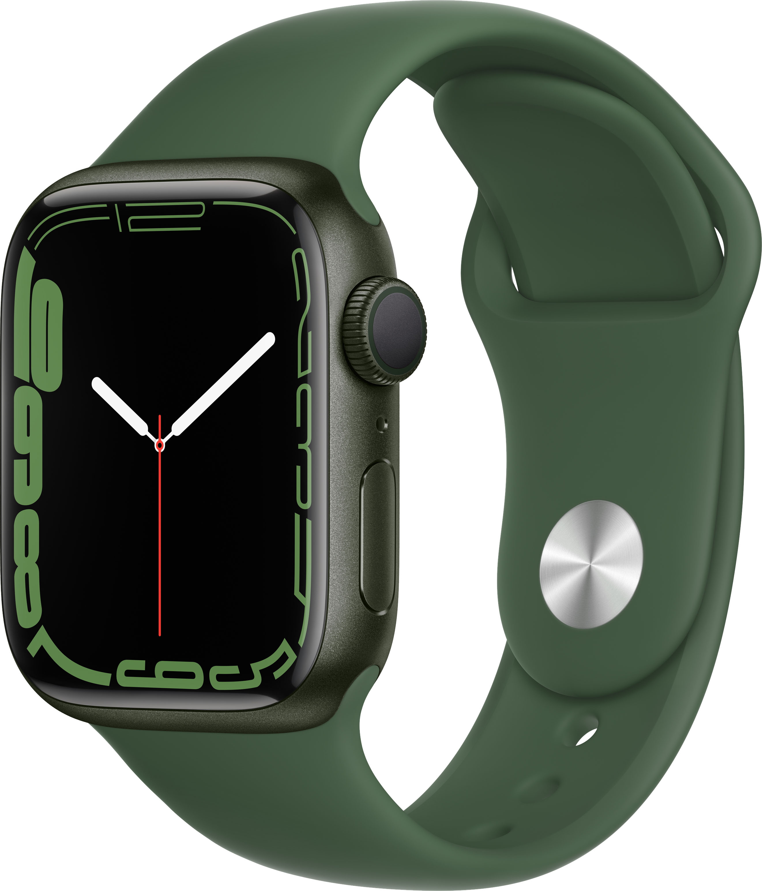 Apple Watch Series 7 GPS 41mm Green band 269 or 249 w Chase Offer YMMV at Best Buy