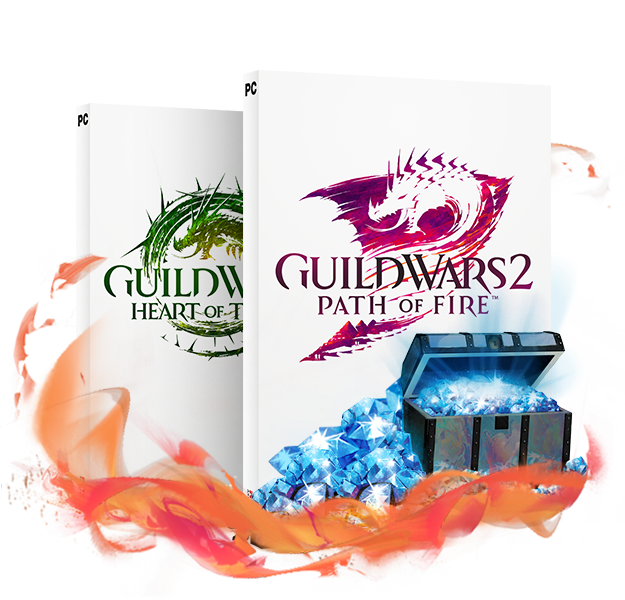 Guild Wars 2 Path of Fire with Heart of Thorns Expansion $14.99, or Deluxe edition for $27.49