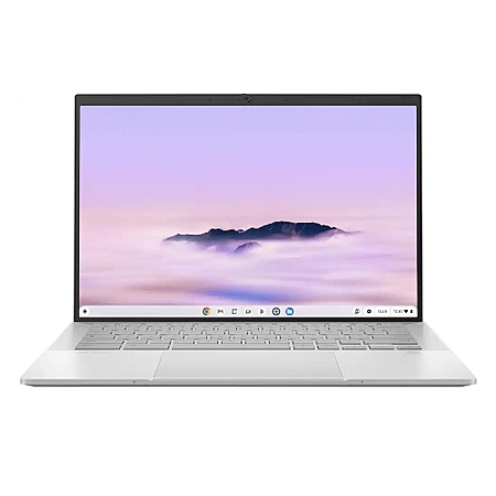 ASUS - ExpertBook CX54 14inch; 2K Chromebook Plus Touch Screen Laptop with Google Al - Intel Core Ultra 5 - 16GB Memory - 256GB SSD - Fog Silver - Open Box - YMMV Good