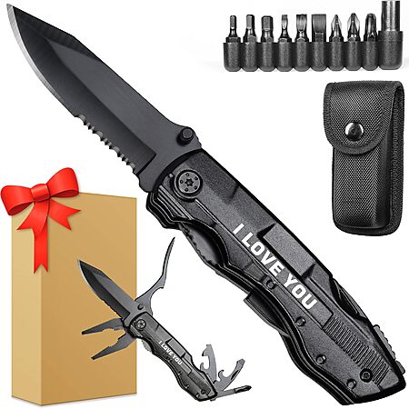Select Accounts: 20-In-1 ONEAGE Engraved Multitool Knife $5 